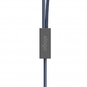 Наушники Elago E502 Earphones (Jean Indigo-Dark Gray)
