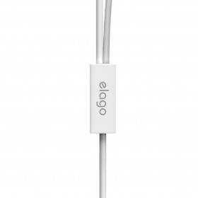 Наушники Elago E502 Earphones (White-SIlver)