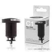 Автомобильная зарядка Elago Nano USB Charger C1 Black