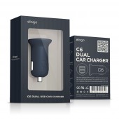 Автомобильная зарядка Elago USB Charger C6 Jean Indigo