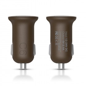 Автомобильная зарядка Elago USB Charger micro USB C6 Chocolate 