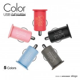Автомобильная зарядка Elago Color USB Car Charger Red