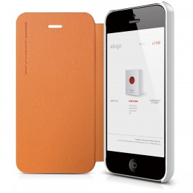 Чехол для iPhone 5 / 5s Elago S5 Leather Flip Orange