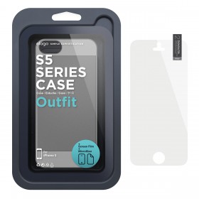 Чехол для iPhone 5 / 5s Elago S5 Outfit Aluminum Dark Grey