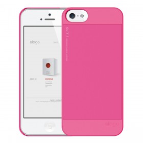Чехол для iPhone 5 / 5s Elago S5 Outfit Aluminum Hot Pink