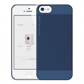 Чехол для iPhone 5 / 5s Elago S5 Outfit Aluminum Jean Indigo