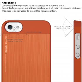 Чехол для iPhone 5 / 5s Elago S5 Outfit Matrix Aluminum Orange