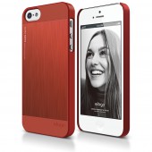 Чехол для iPhone 5 / 5s Elago S5 Outfit Matrix Aluminum Red