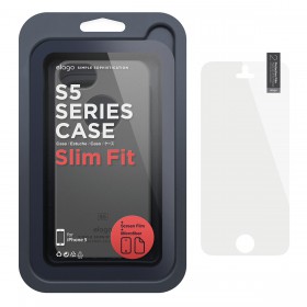 Чехол для iPhone 5 / 5s Elago S5 Slim Fit SF Dark Grey