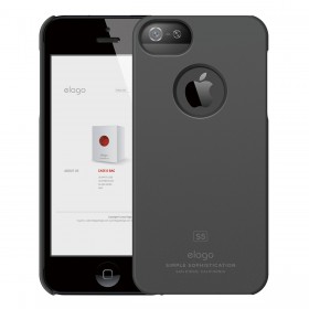 Чехол для iPhone 5 / 5s Elago S5 Slim Fit SF Dark Grey