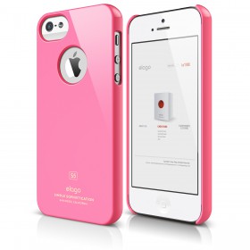 Чехол для iPhone 5 / 5s Elago S5 Slim Fit Hot Pink