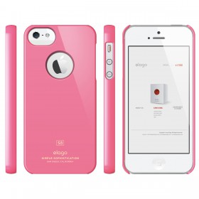Чехол для iPhone 5 / 5s Elago S5 Slim Fit Hot Pink