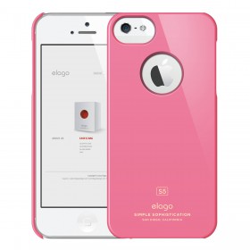 Чехол для iPhone 5 / 5s Elago S5 Slim Fit Hot Pink