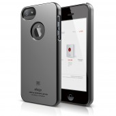 Чехол для iPhone 5 / 5s Elago S5 Slim Fit Metallic Dark Gray