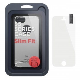 Чехол для iPhone 5 / 5s Elago S5 Slim Fit Metallic Dark Gray