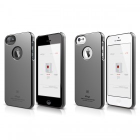 Чехол для iPhone 5 / 5s Elago S5 Slim Fit Metallic Dark Gray