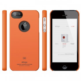 Чехол для iPhone 5 / 5s Elago S5 Slim Fit SF Orange