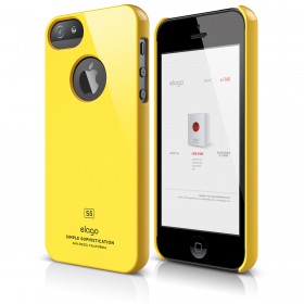 Чехол для iPhone 5 / 5s Elago S5 Slim Fit Yellow