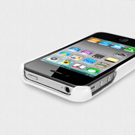 Чехол для iPhone 4, 4S SGP Genuine Leather Grip Series White (SGP06901)