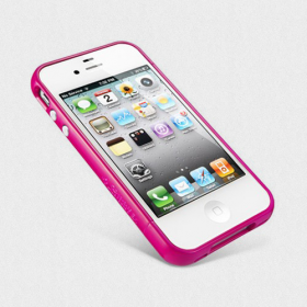 Бампер для iPhone 4, 4S SGP Linear EX Color Series Pink (SGP08396)