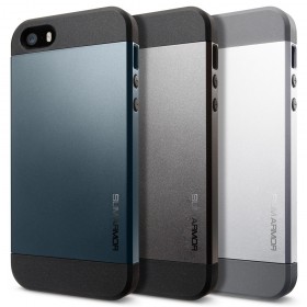Чехол для iPhone 5 SGP Slim Armor Gunmetal (SGP10089)