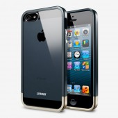 Чехол для iPhone 5 SGP Linear Metal Crystal Slate (SGP10044)