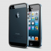 Чехол для iPhone 5 SGP Neo Hybrid EX Metal Blue (SGP09656)