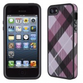 Чехол для iPhone 5 Speck Fabshell MegaPlaid Mulberry/Black