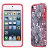 Чехол для iPhone 5 Speck Fabshell FreshBloom Coral