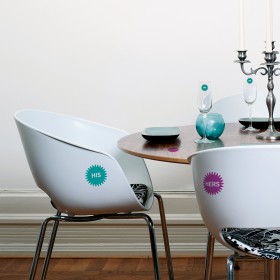 Виниловые наклейки Unwhite His Hers